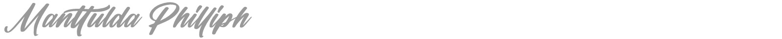 Manttulda Philliph font preview